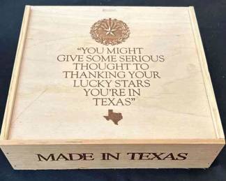 Wooden Texas Box