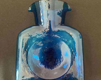 Blenko Blue Vase 