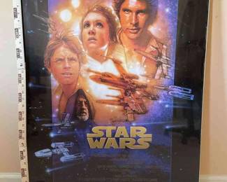 Huge Stars Wars Poster 1997  unpacked