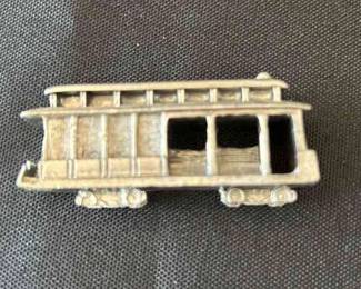 Little Vintage Toy Train Cast Iron