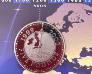Millennium 2000 Five Pound Coin