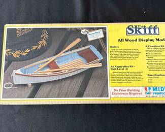 The Skiff All Wood Display Model