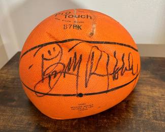  003 Basketball Signed By Billy Ray Hobley