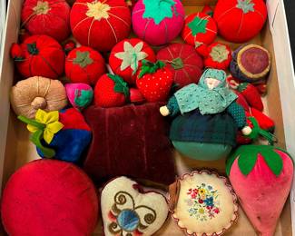 Vintage Pins Cushions