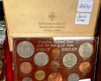 Swiss and Great Britain Proof Sets