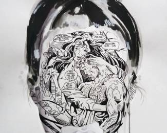 Sandra Chevrier (Canada, 1983)
La Cage Quand Il Est Trop Tard, 2013
Watercolor, Ink & Oil Pastel on Paper Starting Price $400