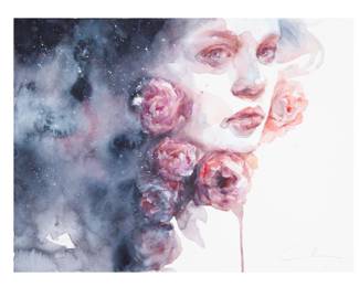 Agnes Cecile (Italy, 1991)
Space Peonies, 2020
Watercolor
Starting Price $500
