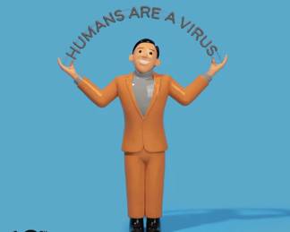 Joan Cornellà (Spain, 1981)
Humans Are A Virus, 2023, (/1)
Vinyl St Starting Price $250