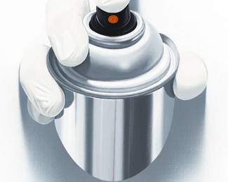 Nuno Viegas (Portugal, 1985)
Glove x 400ml SOW01, 2021
Acrylic on Linen Starting Price $1,500