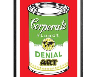 Denial (Canada, 1976)
Corporate Sludge - Red Edition, 2019, (28/40)
4-Color Screen Print on Fine Art Paper Starting price $250
