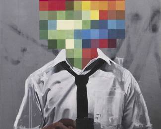 Sage Barnes (American, b.1995) 
System Failure, 2018, (/673)
Screen Print
Sage Barnes is a self-described “painter and sometimes other things.” Raised in Missouri, Sage studied at the FIDM (Fashion Institute of Design & Merchandising) in Los Angeles for a time before leaving to pursue a career as an artist. Starting Price $50