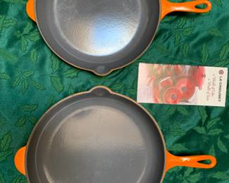 New Le Creuset pans