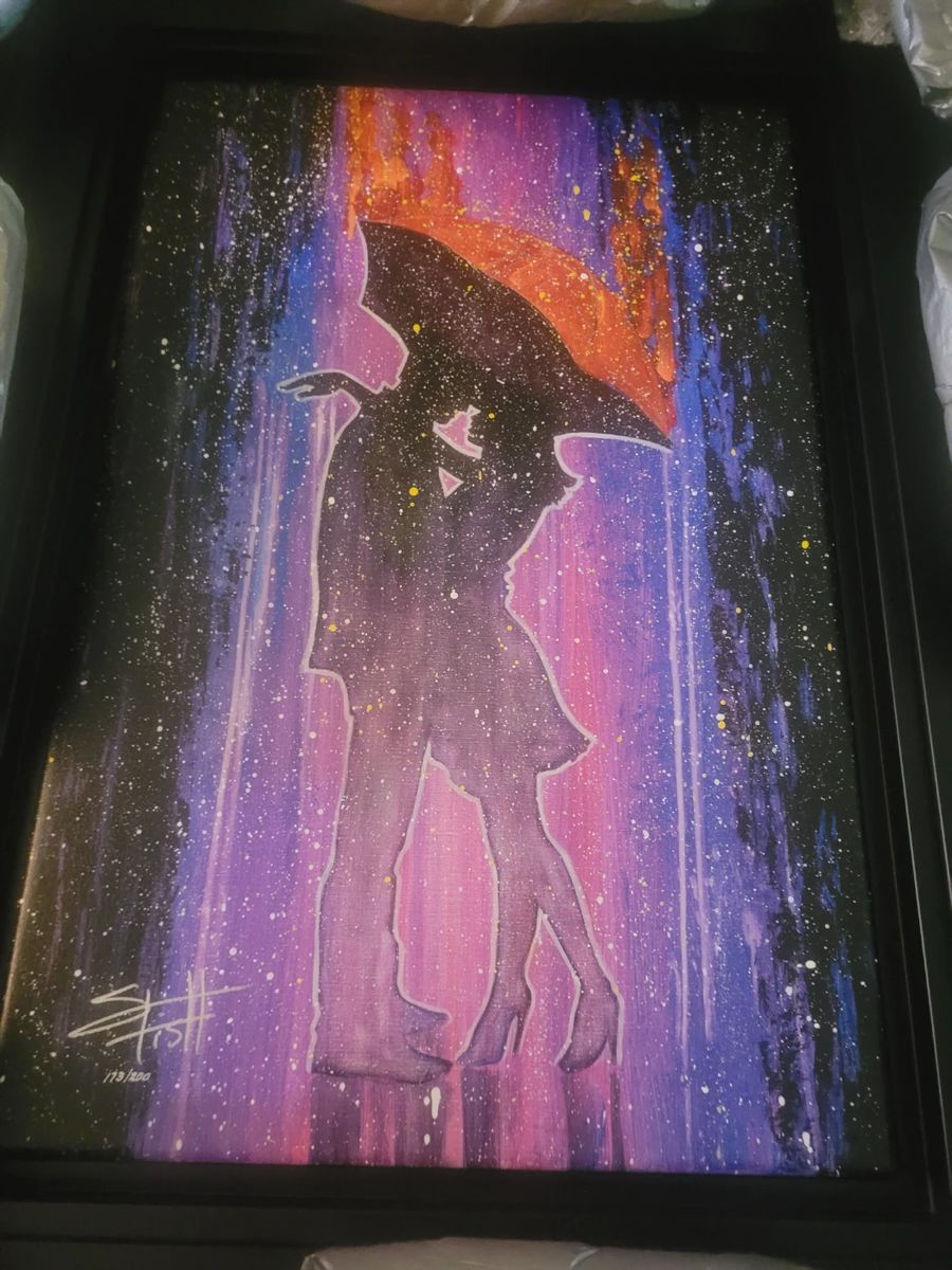 well renowned artist Steven Fishwick, COA's included 21" x 14" Giclee in color with hand -embellishment on canvas, Hand signed by the Artist.  