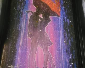 well renowned artist Steven Fishwick, COA's included 21" x 14" Giclee in color with hand -embellishment on canvas, Hand signed by the Artist.  