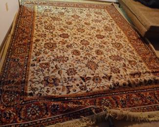 Asian rug wool