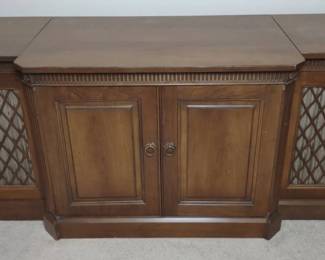 Garrard Turntable and Clairtone Radio in Console