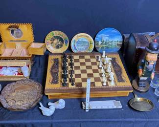 Chess Set and Jewelry Box