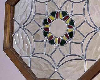 Custom Stained Glass Octagonal