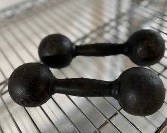 Vintage Dumb Bells 