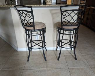 Iron barstools