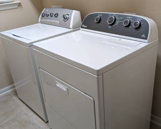 Whirlpool washer and dryer 