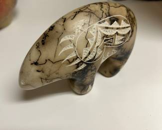 NAVAHO HORSE HAIR POTTERY.