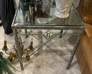 PAIR OF THESE SIDE TABLES.