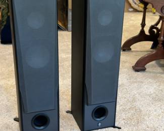 PAIR OF YAMAHA SPEAKERS.