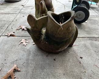 3 OF THESE FUN FISH PLANTERS.