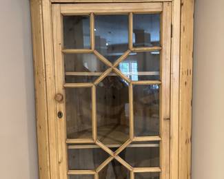 HANGING CORNER CABINET.