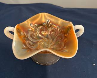 PEACH LUSTER DISH.