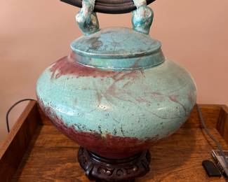 RAKU POT AS IS.