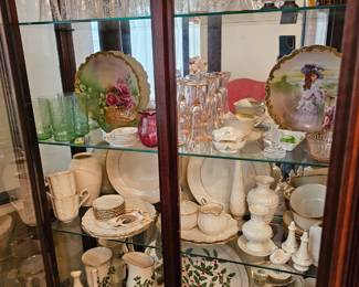 Lenox, Depression Glass, Limoges Plates, Glassware.