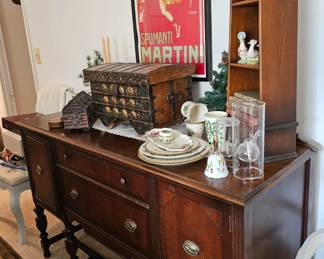 Walnut Antique Sideboard