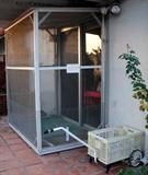 Keep your pet safe with this pet enclosure.