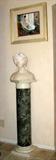 Dan McCaw painting. Marble bust.
