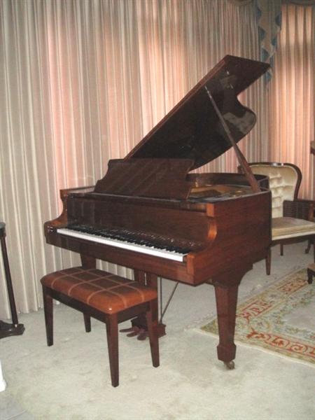 Schafer & Sons Baby Grand Piano. Walnut. Original owner. $3,200 OBO
