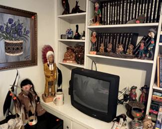 Indian and western themed figurines