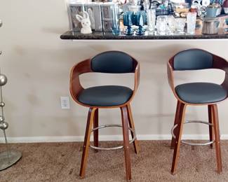 Pair Terrific Barstools
