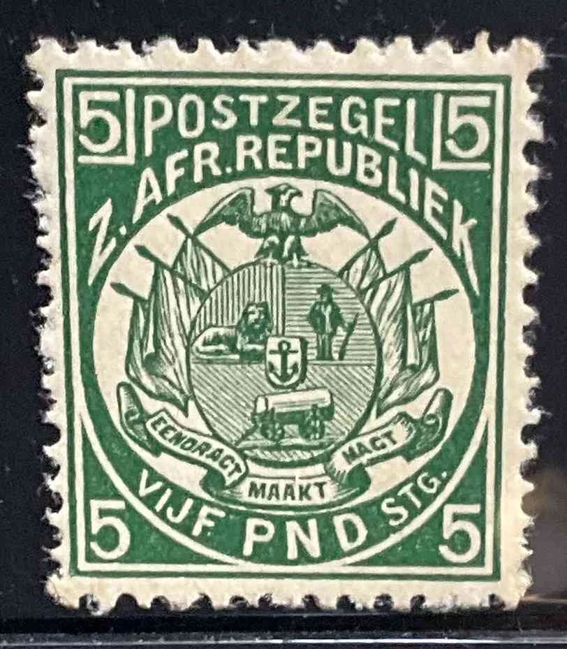 Transvaal 5 Pound 135Very High Value