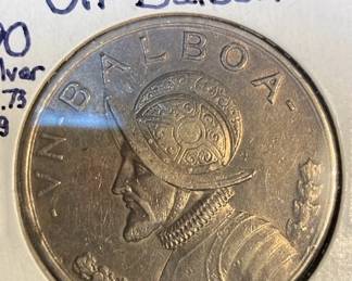 1931 Republic Of Panama Balboa Coin