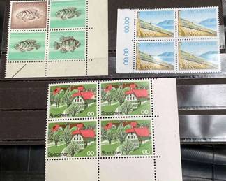 Specimen Or Test Stamps