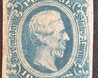 Confederate States Of America Davis 10c Stamp 