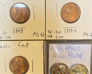 1940s Lincoln Pennys