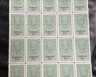 India Revenue Stamps Barefoot catalogue 138.