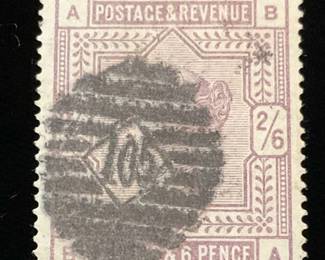 Great Britain Stamps Scott 96 With 105 Cancel