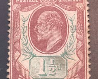 Great Britain Scott 129 Postage And Revenue Stamp 