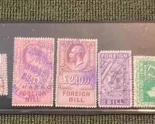 Great Britain Foreign Bill Stamps Others