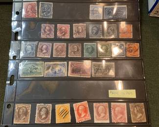 US Postage, Treasury, War, Agriculture Interior