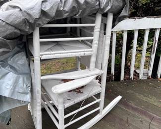 Pair outdoor rockers